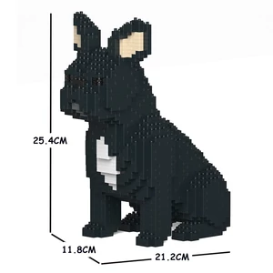 Kép 3/4 - JEKCA - Francia Bulldog - ülő fekete