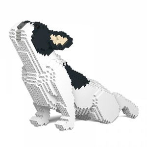 Kép 1/4 - JEKCA - Nyújtózkodó Francia Bulldog - fekete - fehér