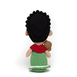 Kép 4/6 - Frida Kahlo horgolt baba