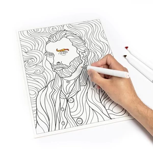 Kép 4/7 - Kifestőkönyv - Van Gogh