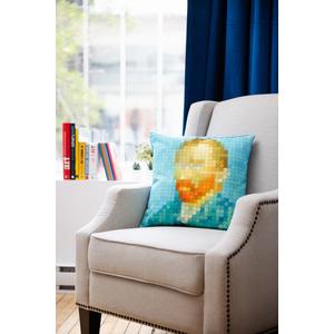 Kép 2/5 - Pixel Art Párnahuzat - Van Gogh
