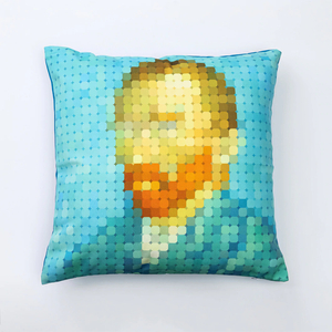 Kép 1/5 - Pixel Art Párnahuzat - Van Gogh