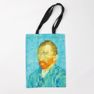 Kép 1/5 - Pixel Art Vászontáska - Van Gogh