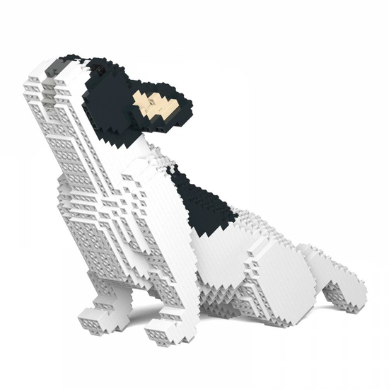JEKCA - Nyújtózkodó Francia Bulldog - fekete - fehér