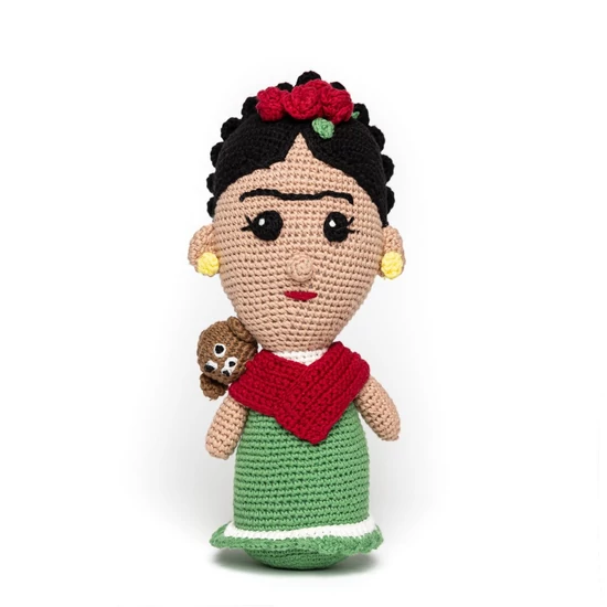 Frida Kahlo horgolt baba