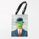 Pixel Art Vászontáska - René Magritte